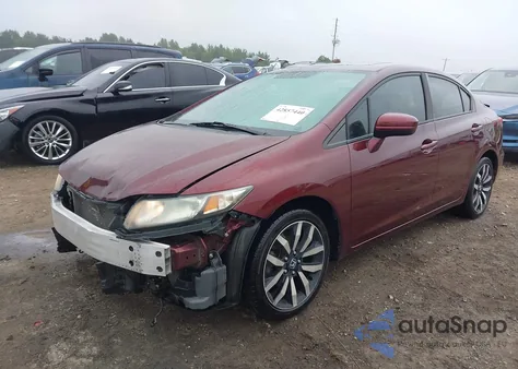 2015 Honda Civic Ex-L из США, поврежденный, VIN 19XFB2F91FE077904